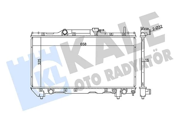 SU RADYATÖRÜ TOYOTA CARİNA-CORONA E95/325*658*16 MANUEL