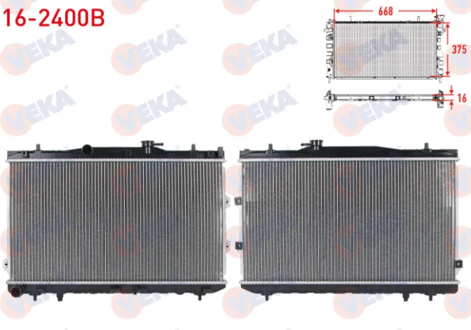 RADYATÖR SU CERATO 06-09 1.6 DİZEL M-T